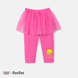 Looney Tunes Baby Girl Rainbow Graphic Print Long-sleeve Bodysuit or Pants Set #1067819