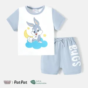 Looney Tunes Baby/Toddler Boy/Girl 2pcs Short-sleeve Graphic Naiaâ¢ Tee and Cotton Shorts Set #1038932