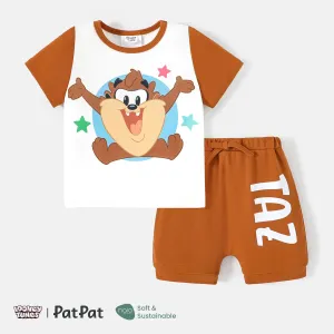 Looney Tunes Baby/Toddler Boy/Girl 2pcs Short-sleeve Graphic Naiaâ¢ Tee and Cotton Shorts Set #1038935