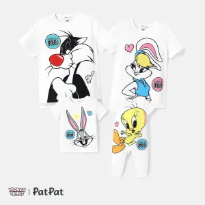 Looney Tunes Family Matching Character Print Short-sleeve Naiaâ¢ Tops #1039204