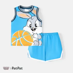 Looney Tunes Toddler Boy 2pcs Character Print Tank Top and Shorts Set #1039575