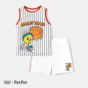 Looney Tunes Toddler/Kid Boy 2pcs Basketball & Character Print Tank Top and Shorts Set #886304