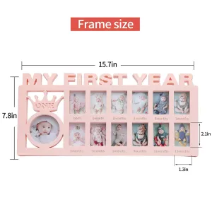 My First Year Frame Baby Picture Keepsake Frame for Photo Memories for Newborn Gifts #192778