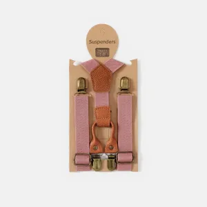 Toddler/Kid Boy Retro British Style Solid Strap Clip #1040215