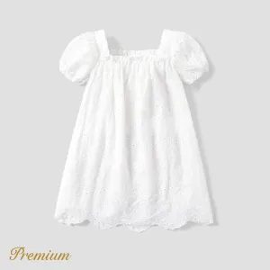 Toddler/Kid Girl Elegant Cotton Dress #1326816