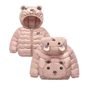 Baby/Toddler Boy/Girl Hooded Bear Pattern Coat #1168052