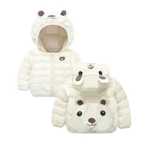 Baby/Toddler Boy/Girl Hooded Bear Pattern Coat #1168057