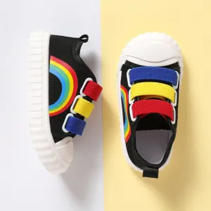 Toddler/Kid Rainbow Pattern Texture Casual Shoes #1042898