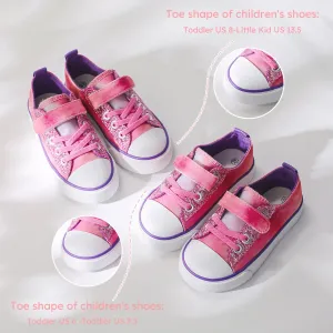 Toddler/Kids Vulcanized Sole Glitter Velcro Soft Sole Casual Shoes #1055903