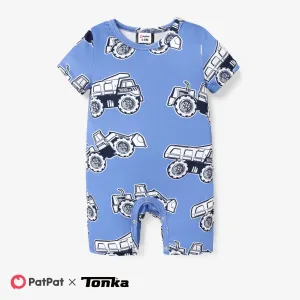 Tonka 1pc Baby Boys Vehicle Print Romper #1326830