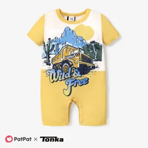 Tonka 1pc Baby Boys Vehicle Print Romper #1326835