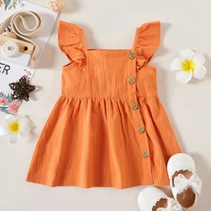 1pc Baby Girl Sleeveless Floral casual Dress #783575