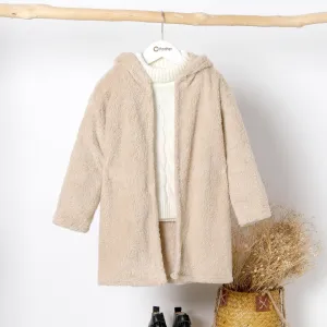 2pcs Kid Girl Turtleneck Tee and Plaid Skirt Set/ Sweater/ Hooded Fleece Coat #1236355