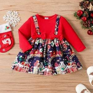 Baby Girl Hyper-Tactile 3D Design Christmas Childlike Dress #1167870