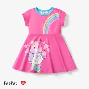 Care Bears Toddler Girl Character Print Dress #1319871
