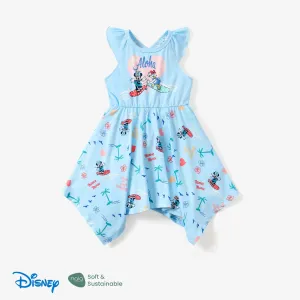 Disney Mickey and Friends Toddler Girls 1pc Naiaâ¢ Character All-over Print Ruffle Sleeve Dress