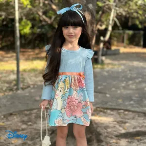 Disney Princess Toddler Girl Floral Waist Webbing Dress #1068773