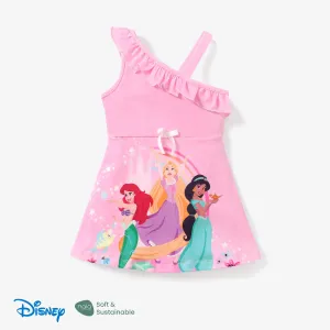 Disney Princess Toddler Girl's Off-shoulder Suspender Ruffled Waist Dress #1321630