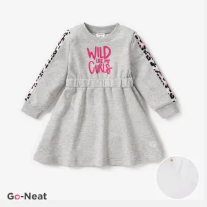 Go-Neat Toddler Girl Sporty Letter Print Dress #1059864