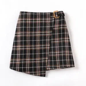 Kid Girl Plaid Skirt #1048826