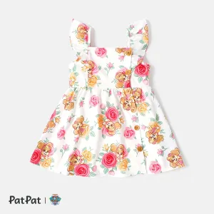 PAW Patrol Toddler Girl Floral Print Flutter-sleeve Dress #860511