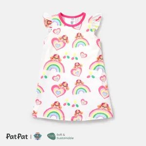 PAW Patrol Toddler Girl Rainbow Print Flutter-sleeve Dress #776901