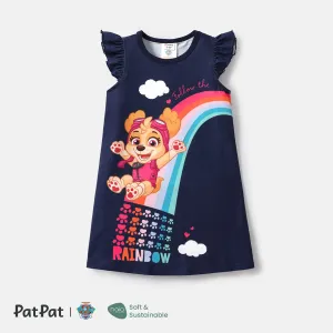 PAW Patrol Toddler Girl Rainbow Print Flutter-sleeve Dress #776904