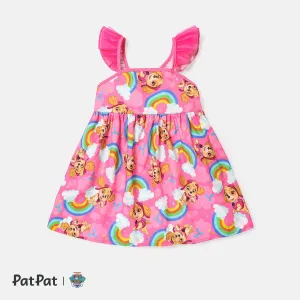 PAW Patrol Toddler Girl Ruffled Rainbow Print Cami Dress #775861