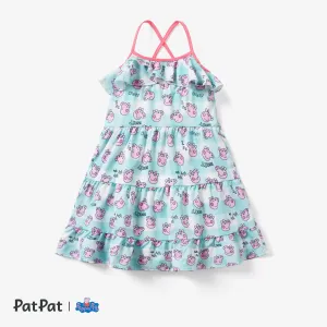 Peppa Pig 1pc Toddler Girls Character FLoral Print Dress #1326908