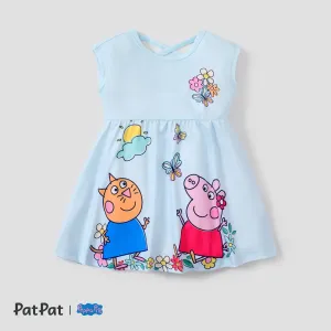 Peppa Pig Toddler Girl Character Print Dress #1319632