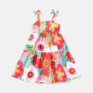 Toddler Girl Allover Floral Print Cami Dress #909931