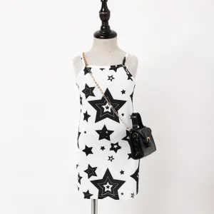 Toddler Girl Allover Stars Print Slip Dress #1043400