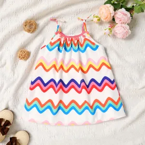 Toddler Girl Geo Pattern Slip Dress #880053