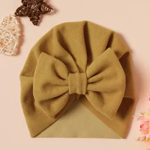 Baby Solid Bowknot Hat #190272