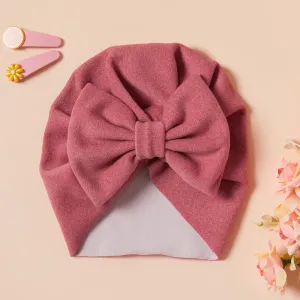 Baby Solid Bowknot Hat #190273