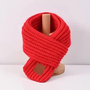 Basic thickened Warm knitted scarf for Toddler/kids/adult #1171610