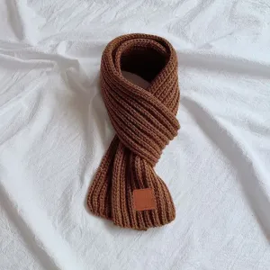 Basic thickened Warm knitted scarf for Toddler/kids/adult #1171612