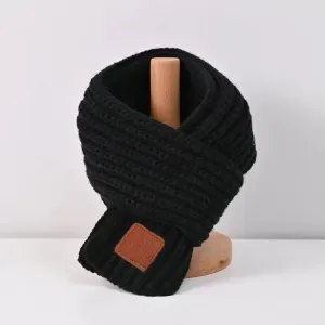 Basic thickened Warm knitted scarf for Toddler/kids/adult #1186856