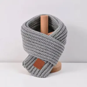 Basic thickened Warm knitted scarf for Toddler/kids/adult #1186857