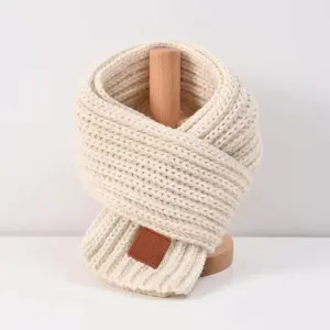 Basic thickened Warm knitted scarf for Toddler/kids/adult #1186858