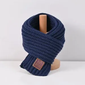 Basic thickened Warm knitted scarf for Toddler/kids/adult #1202692