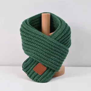 Basic thickened Warm knitted scarf for Toddler/kids/adult #1202693