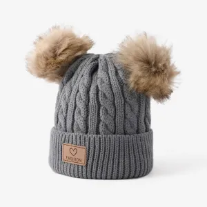 Three essential sets for children to keep warm in winter, hat + scarf + gloves #1166166