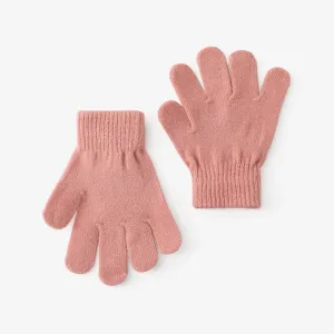Three essential sets for children to keep warm in winter, hat + scarf + gloves #1166170