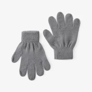 Three essential sets for children to keep warm in winter, hat + scarf + gloves #1166171