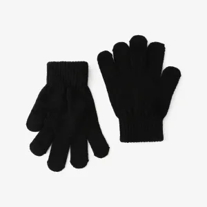 Three essential sets for children to keep warm in winter, hat + scarf + gloves #1166172