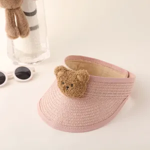 Toddler Girl/Boy Childlike Super Cute Bear-Shaped Sun Hat with Head Coverage #1332887
