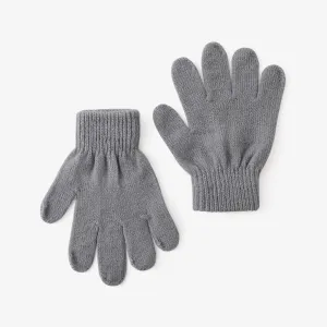 Toddler/kids casual Solid color knitted warm five-finger gloves for Boys and Girls #1167890