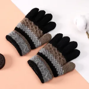 Toddler/kids stripe points Winter Warm Knitted Gloves for Unisex #1078605
