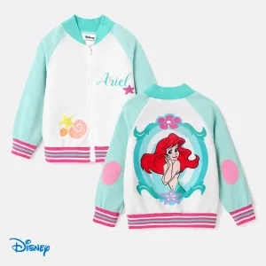 Disney Princess Toddler Girl Character Print Colorblock Bomber Jacket #1067985